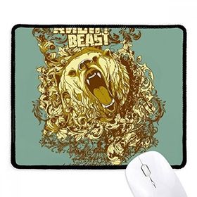 Dıythinker Graffiti Sokak Sarı Ayı Kızgın Desen Kaymaz Mouse Pad