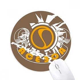 Dıythinker Graffiti Street Güçlü AOE Patlama Baskılı Yuvarlak Kaymaz Kauçuk Mouse Pad