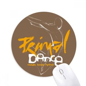 Dıythinker Graffiti Street Music Body Solo Baskılı Yuvarlak Kaymaz Kauçuk Mouse Pad