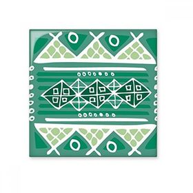 Dıythinker Green Hills Meksika Totems Antik Medeniyet Çizimi 10x10 cm Seramik Karo
