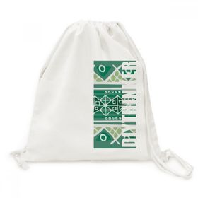 Dıythinker Green Hills Meksika Totems Antik Medeniyet Kanvas İpli Sırt Çantası