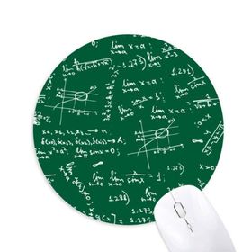 Dıythinker Green Limits Matematiksel Formüller Baskılı Yuvarlak Kaymaz Kauçuk Mouse Pad