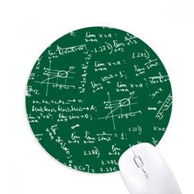 Dıythinker Green Limits Matematiksel Formüller Baskılı Yuvarlak Kaymaz Kauçuk Mouse Pad