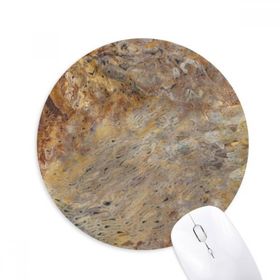 Dıythinker Gri Mermer Çeşitli İllüstrasyon Desen Baskılı Yuvarlak Kaymaz Kauçuk Mouse Pad