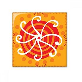 Dıythinker Güneş Işığı Deseni Meksika Totemleri Antik Medeniyet Çizimi 20x20 cm Seramik Karo