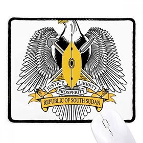 Dıythinker Güney Sudan Afrika Ulusal Amblem Kaymaz Siyah Başlıklı Kenarlar