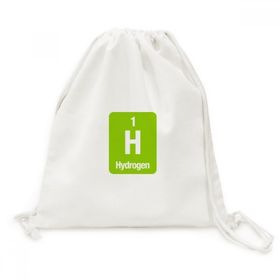 Dıythinker H Hidrojen Kimyasal Element Bilim Kanvas İpli Sırt Çantası