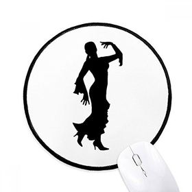 Dıythinker Halk Dansı Sanat Performansı Dansçı Yuvarlak Kaymaz Mouse Pad