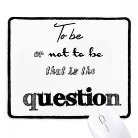 Dıythinker Hamlet to Be Or Not to Be Shakespeare Kaymaz Siyah Başlıklı Kenarlar