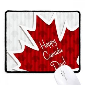 Dıythinker Happy Canada Day 4 Temmuz Akçaağaç Yaprağı Doku Kaymaz Siyah Başlıklı Kenarlar