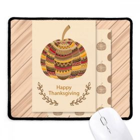 Dıythinker Happy Şükran Günü Pembe Desen Kaymaz Siyah Başlıklı Kenarlar
