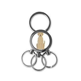 Dıythinker Hayvan Koruyucu Evcil Hayvan Sevgili Evcil Hayvan Köle Çizgi Roman Oturan Köpek Yaratıcı Desen Metal Anahtarlık