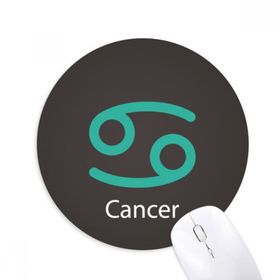 Dıythinker Haziran Temmuz Kanser Takım Deseni Baskılı Yuvarlak Kaymaz Kauçuk Mouse Pad