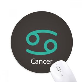 Dıythinker Haziran Temmuz Kanser Takım Deseni Baskılı Yuvarlak Kaymaz Kauçuk Mouse Pad