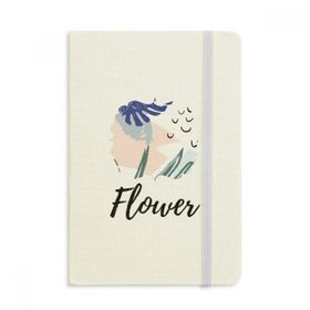 Dıythinker Heaven Soyut Bitkiler Sanat Desenli Kumaş Sert Kapak A5 Defter
