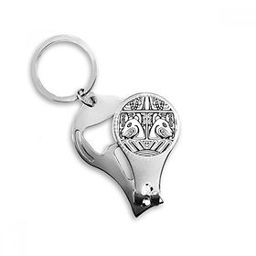 Dıythinker Hint Soyut Çizgi Çizim Totem Kutup Yüzü Metal Anahtarlık