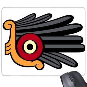 Dıythinker Hint soyut sanat çizim tüy Headdress dikdörtgen kaymaz kauçuk Mouse Pad