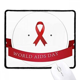 Dıythinker HIV 1st Aralık Kırmızı Kurdele AIDS Günü Kaymaz Mouse Pad