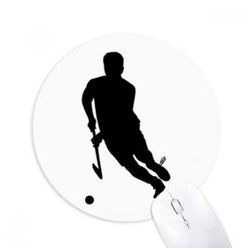 Dıythinker Hokey Sporları Koşu Beden Eğitimi Baskılı Yuvarlak Kaymaz Kauçuk Mouse Pad
