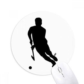 Dıythinker Hokey Sporları Koşu Beden Eğitimi Baskılı Yuvarlak Kaymaz Kauçuk Mouse Pad