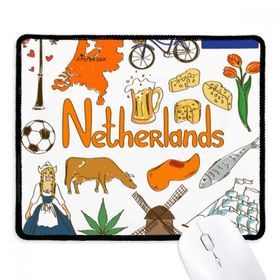 Dıythinker Hollanda Landscap Hayvanlar Ulusal Bayrak Kaymaz Siyah Başlıklı Kenarlar