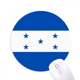 Dıythinker Honduras Ulusal Bayrağı Kuzey Amerika Ülke Baskılı Yuvarlak Kaymaz Kauçuk Mouse Pad