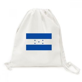 DIYThinker Honduras Ulusal Bayrağı Kuzey Amerika Ülke Tuval İpli Sırt Çantası
