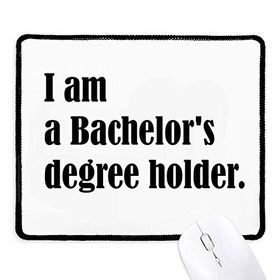 Dıythinker I Am A Bachelor's Degree Holder Kaymaz Siyah Başlıklı Kenarlar