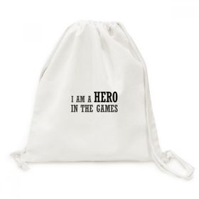 DIYThinker I Am A Hero In The Games Tuval İpli Sırt Çantası