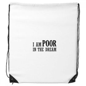 Dıythinker I Am Poor In The Dream İpli Sırt Çantası
