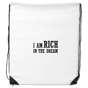 Dıythinker I Am Rich In The Dream İpli Sırt Çantası