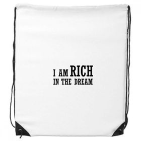 Dıythinker I Am Rich In The Dream İpli Sırt Çantası