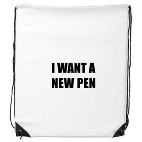 Dıythinker I Want A New Pen İpli Sırt Çantası