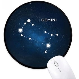 Dıythinker İkizler Takımyıldızı Burç Yuvarlak Kaymaz Mouse Pad