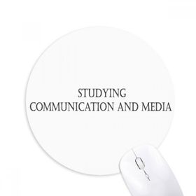 Dıythinker İletişim ve Medya Eğitiminde Baskılı Yuvarlak Kaymaz Kauçuk Mouse Pad