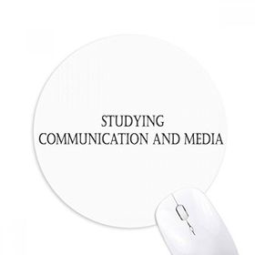 Dıythinker İletişim ve Medya Eğitiminde Baskılı Yuvarlak Kaymaz Kauçuk Mouse Pad