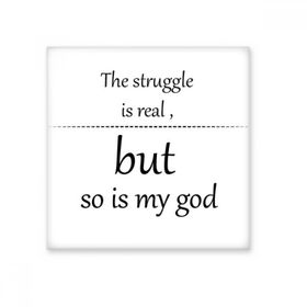 Dıythinker Imans Faithful Cesaret Edici İncil Alıntı 10x10 cm Seramik Karo
