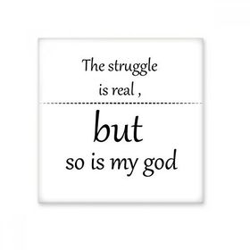 Dıythinker Imans Faithful Cesaret Edici İncil Alıntı 10x10 cm Seramik Karo