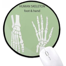 Dıythinker İnsan İskeleti El Ve Ayak Yuvarlak Kaymaz Mouse Pad
