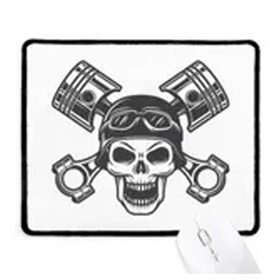 Dıythinker İskelet Motosiklet Işıkları Gözlük Desenli Kaymaz Mouse Pad