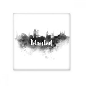Dıythinker İstanbul Türkiye Mürekkebi Şehir 10x10 cm Seramik Karo