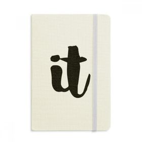 Dıythinker It Şık Alıntı El Yazısı Tarzı Kumaş Sert Kapak A5 Defter