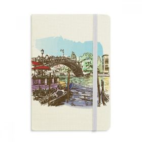 Dıythinker İtalya Venedik Simgesi Suluboya Baskılı A5 Defter