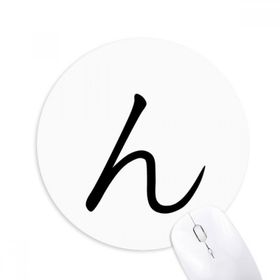 Dıythinker Japon Katakana Karakteri N Baskılı Yuvarlak Kaymaz Kauçuk Mouse Pad