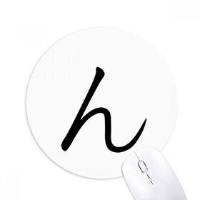 Dıythinker Japon Katakana Karakteri N Baskılı Yuvarlak Kaymaz Kauçuk Mouse Pad