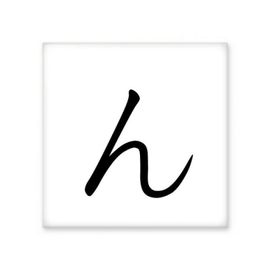 Dıythinker Japon Katakana Karakteri N Seramik 10x10 cm Seramik Karo