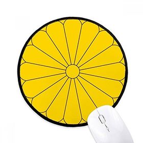 Dıythinker Japonya Ulusal Amblem Ülke Yuvarlak Kaymaz Mouse Pad