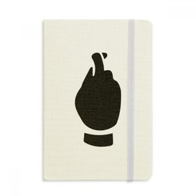 Dıythinker Jest Silhouette Siyah Desenli Kumaş Sert Kapak A5 Defter