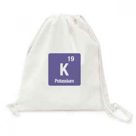 Dıythinker K Potasyum Kimyasal Element Chem Kanvas İpli Sırt Çantası