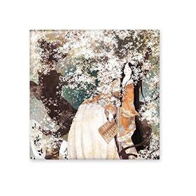 Dıythinker Kadın Çin Klasik Stil İllüstratör Seramik 10x10 cm Seramik Karo